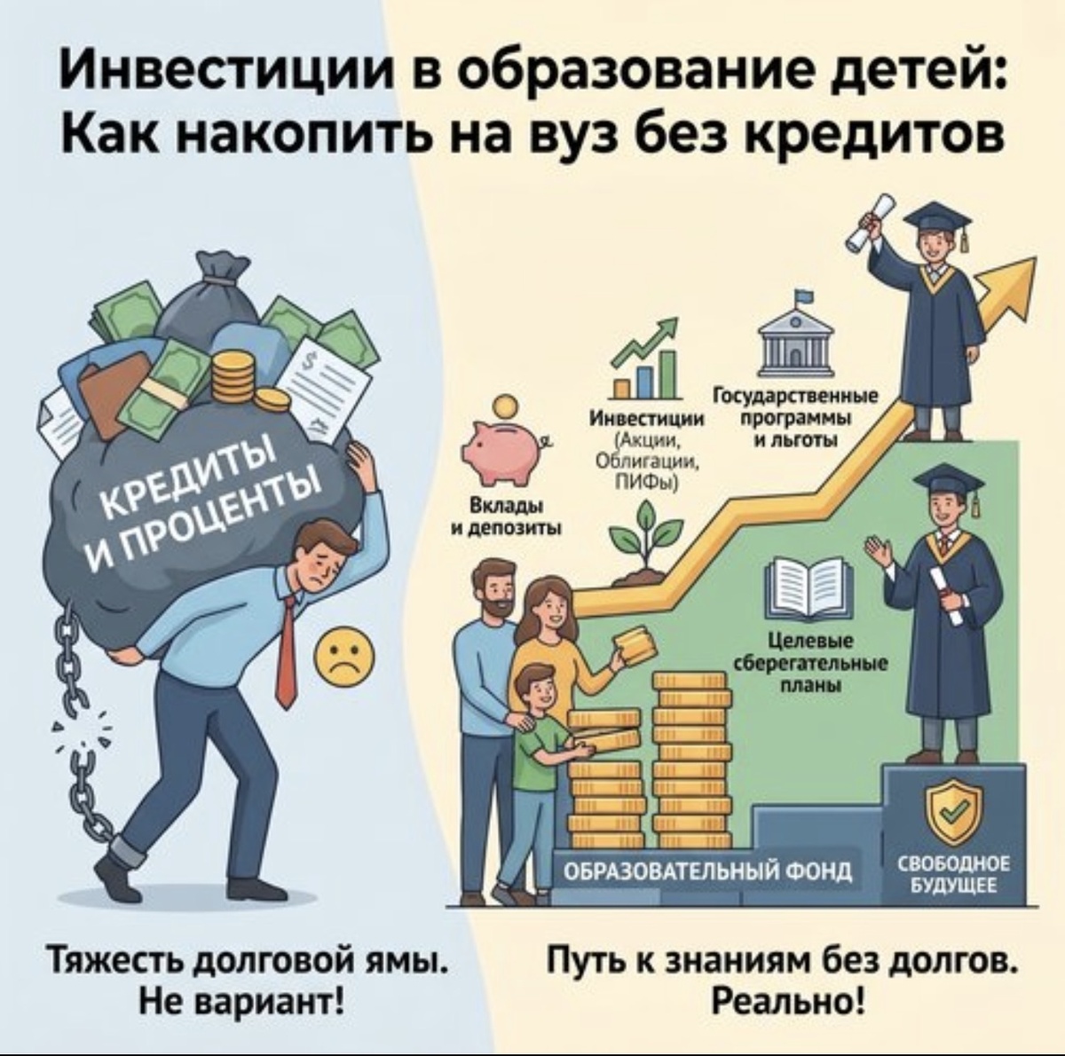 Сохраняйте себе шаги к накоплениям. 