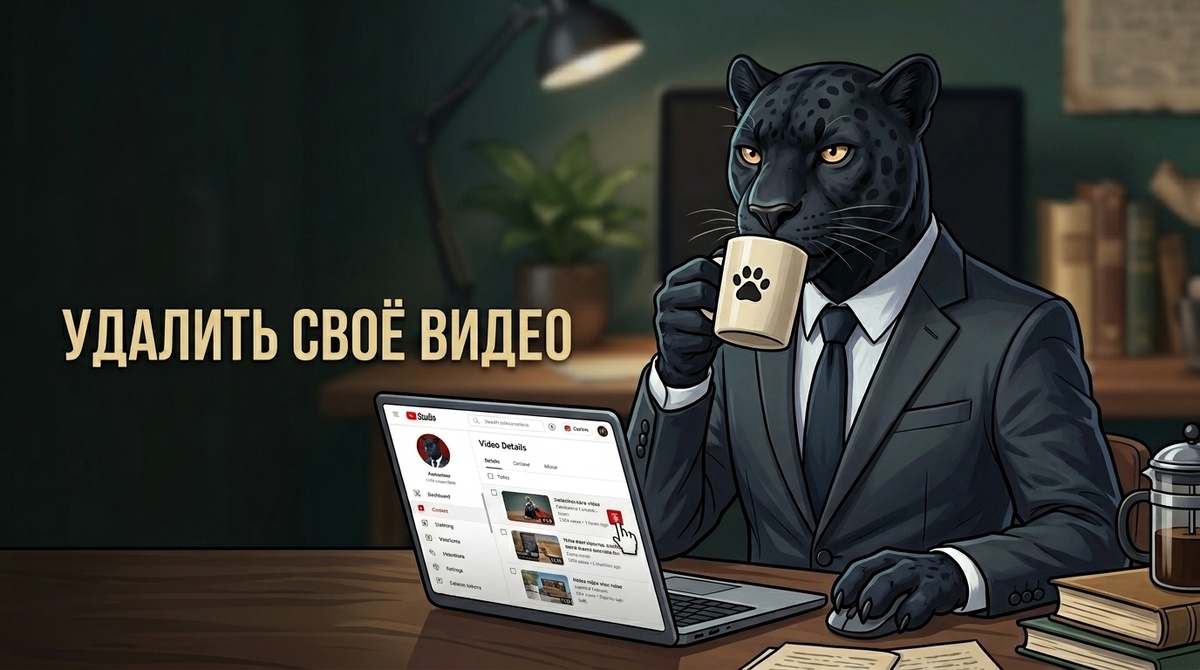 Инструкция по удалению своего видео с канала YouTube.