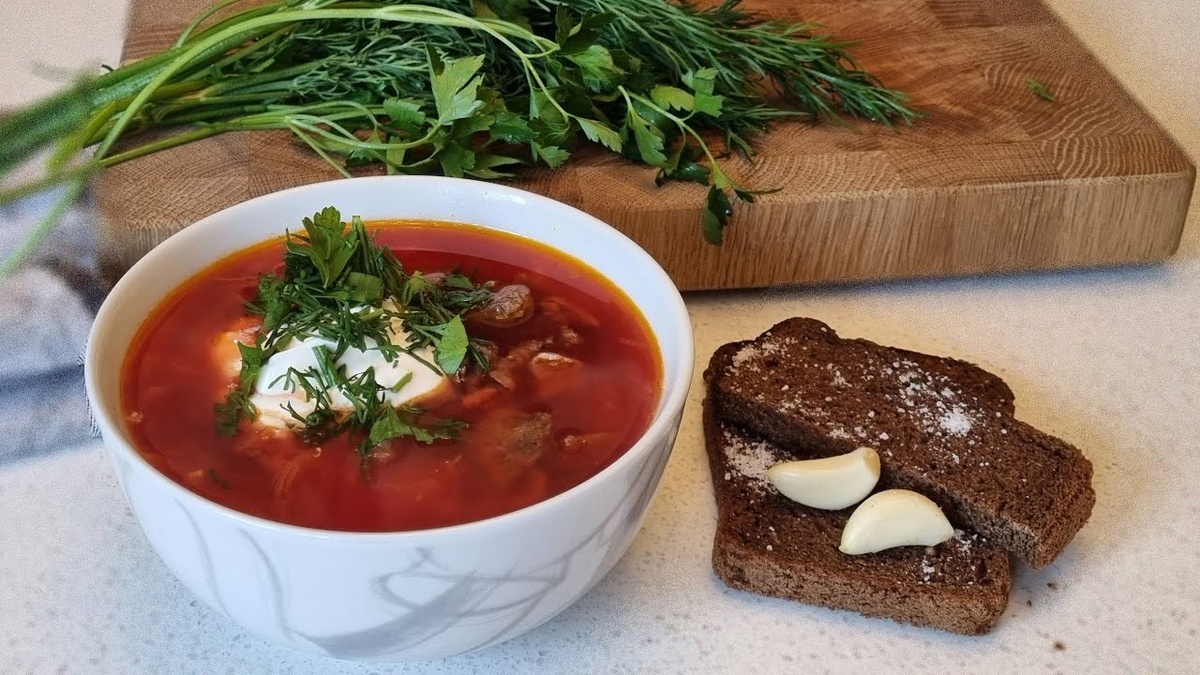 Рецепт настоящего Украинского борща 