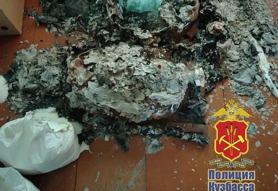    В Кемерове задержали внучку и ее знакомого за поджог квартиры бабушки. Фото: ГУ МВД России по Кузбассу.