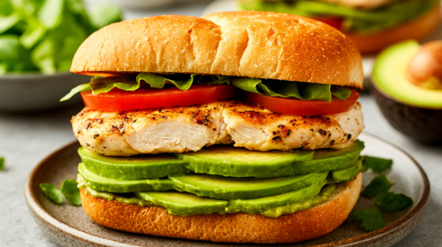 бутерброд с курицей