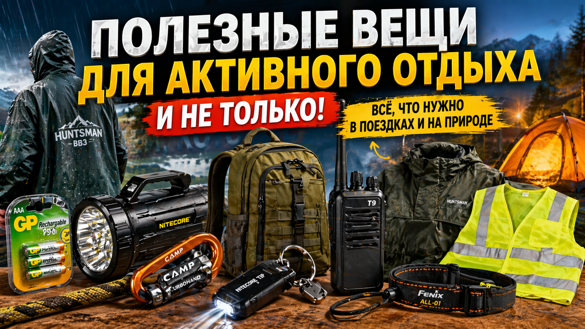 полезные вещи для активного отдыха на природе