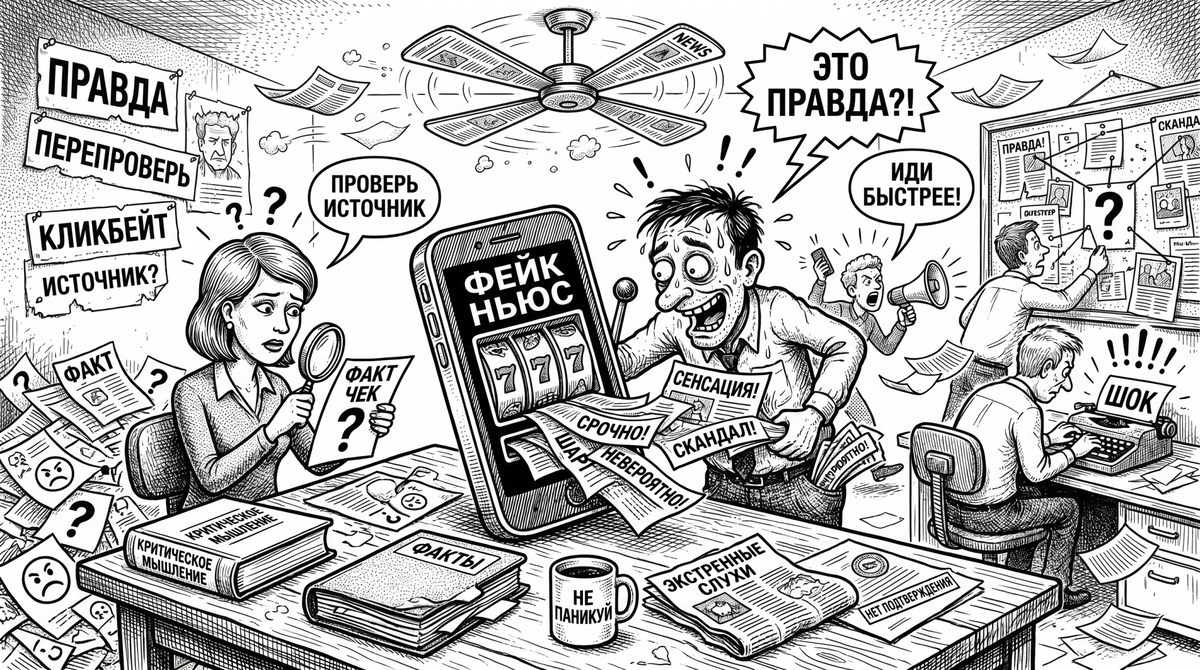    Фейковые новости захватывают внимание быстрее проверки фактов | Роман Ямилев. Главный в Мозгоправочной Роман Ямилев