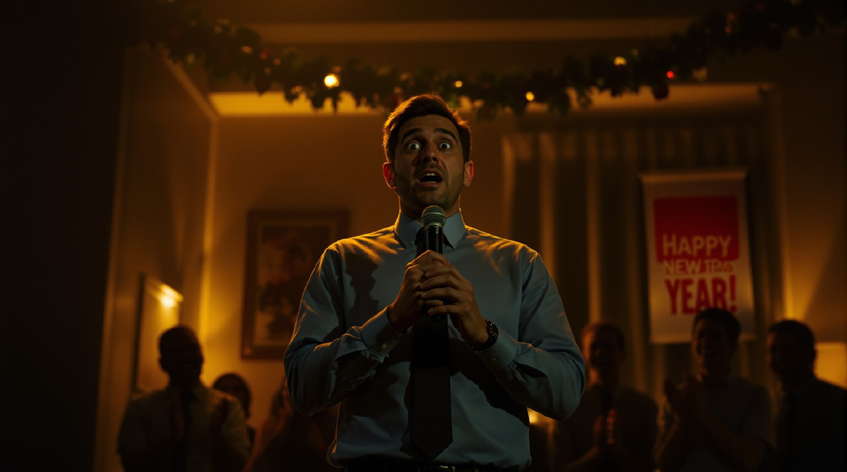 Я хотел спрятаться в углу с соком, а вместо этого оказался на сцене с микрофоном. Что пошло не так?