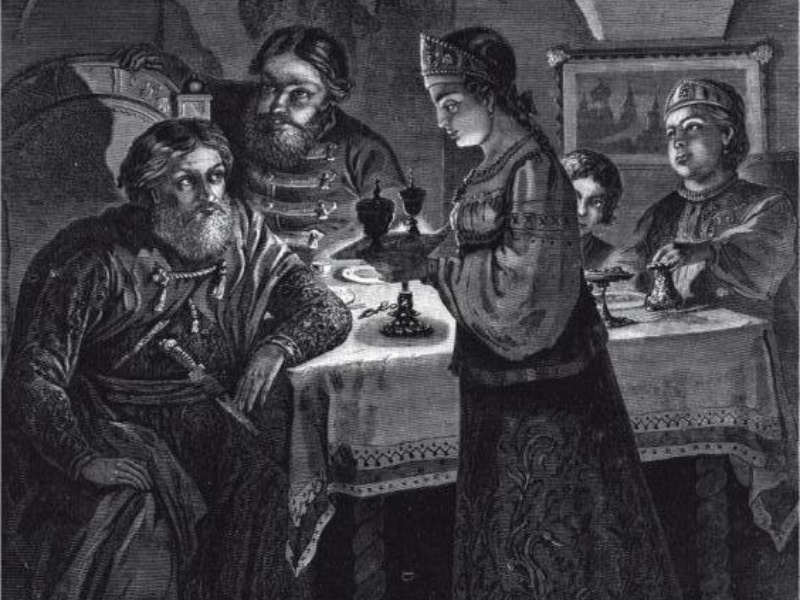 Первая встреча Алексея Михайловича с Натальей Нарышкиной