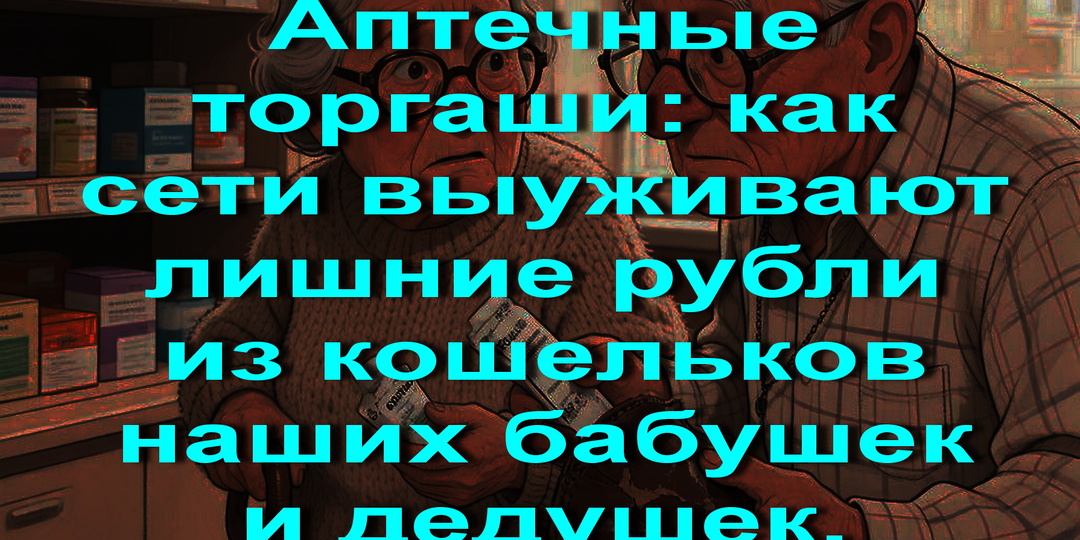 Аптечные торгаши: как сети выуживают лишние рубли из кошельков наших бабушек и дедушек.