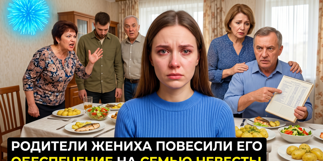 Родители жениха повесили его обеспечение на семью невесты, но на семейном ужине её отец достал блокнот и озвучил им жесткий счет