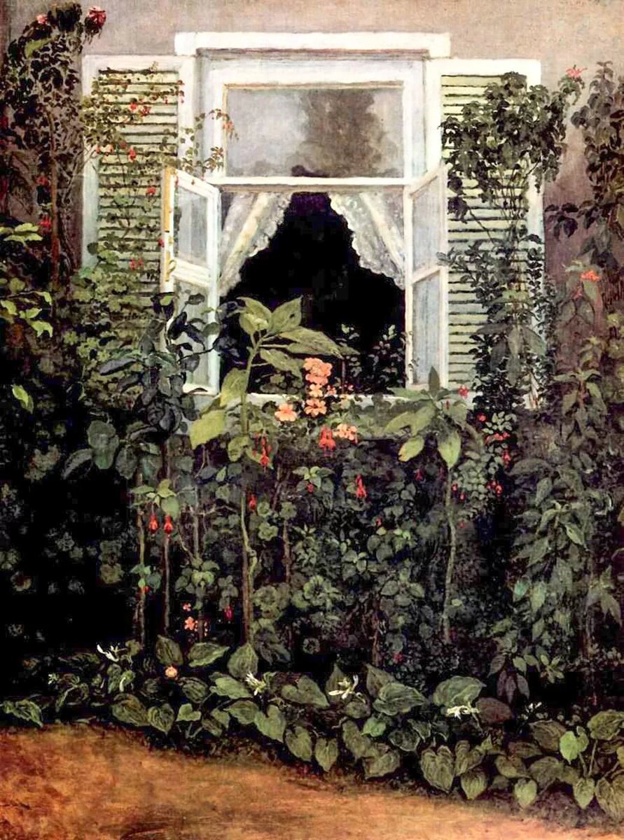 Виктор Борисов-Мусатов. Окно. 1886