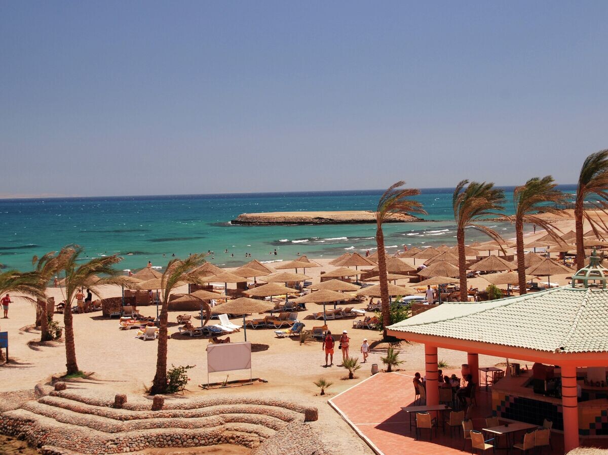    Пляж отеля Golden 5 City в Египте© РИА Новости . Ирина Нехорошкина