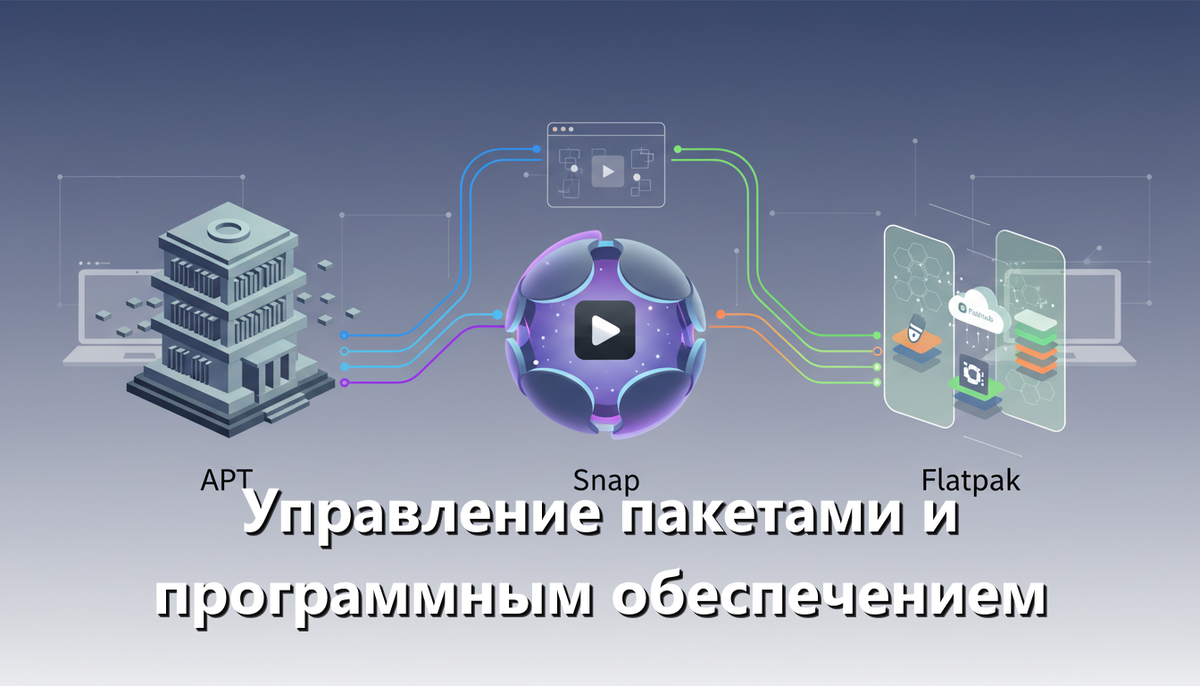 Управление пакетами и программным обеспечением в Linux: APT, Snap, Flatpak — сравнение и использование
