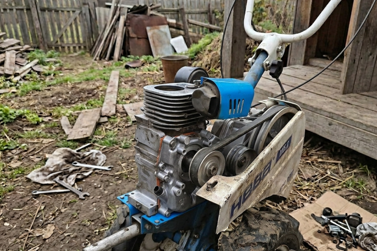 Герой статьи - мотоблок Нева МБ-2