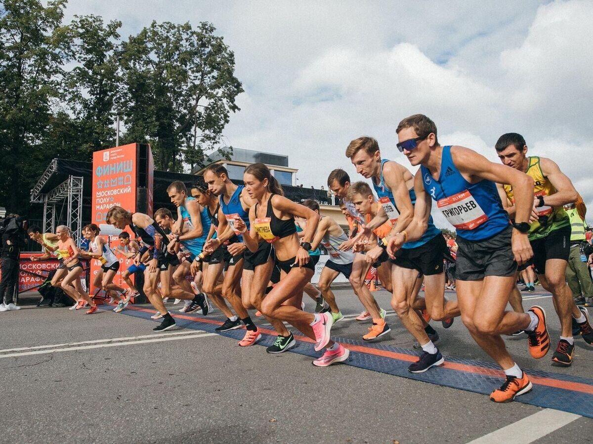    Участники Московского полумарафона | © Фото : Пресс-служба Московского полумарафона