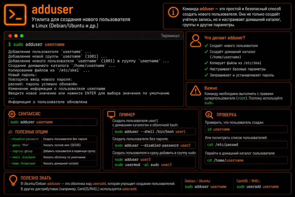 adduser