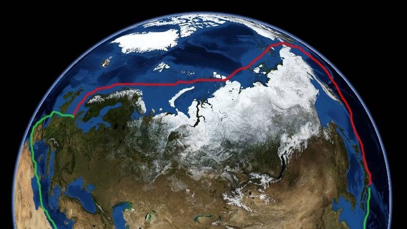     Северный морской путь на макете земли   
(сс) RosarioVanTulpe