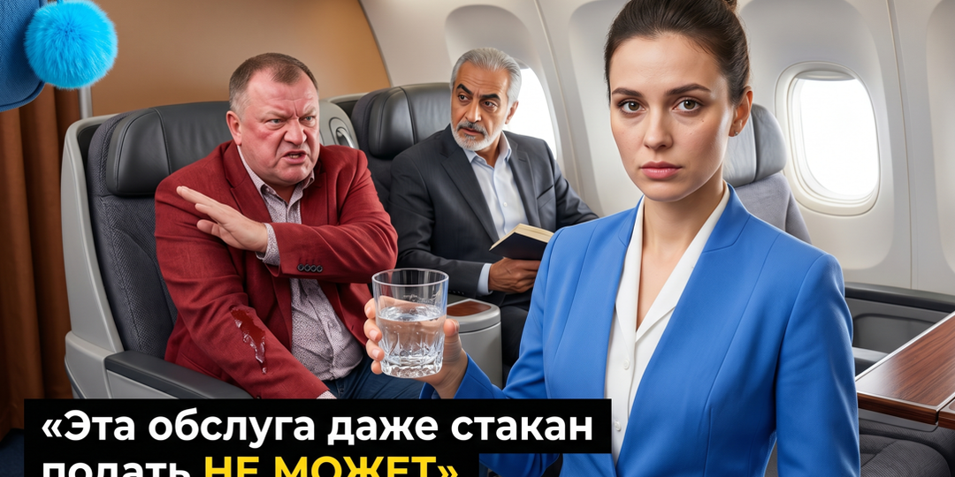 «Эта обслуга даже стакан подать не может», — усмехнулся богач на арабском. Но ответ стюардессы лишил его контракта всей жизни