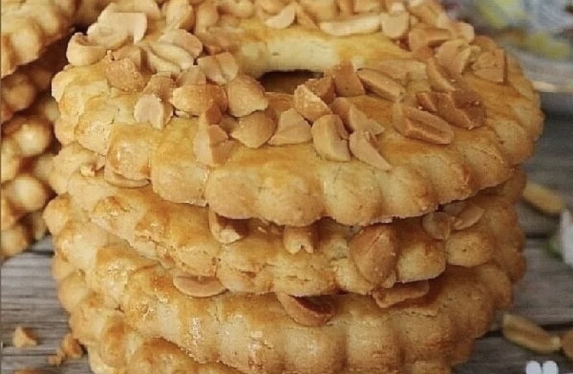 Песочные кольца с орехами как в СССР. Рецепт по ГОСТу