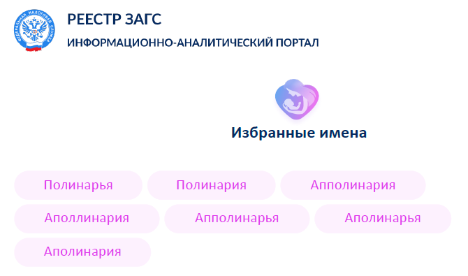 Разные написания одного имени. Аполлинария 