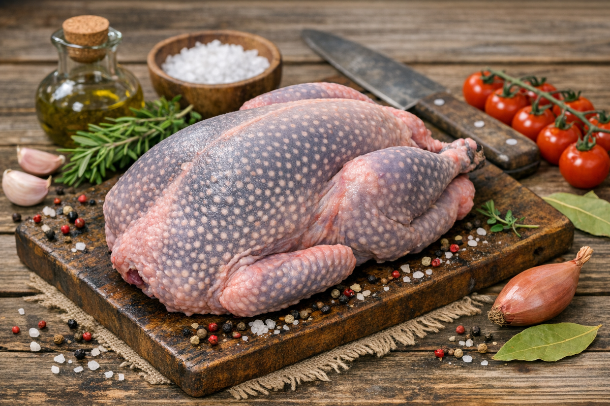 Подготовка цесарки