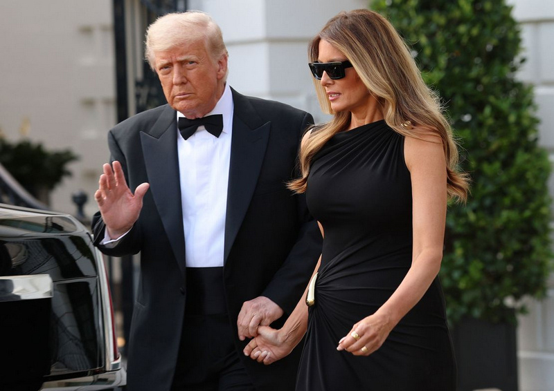 Дональд и Мелания Трамп