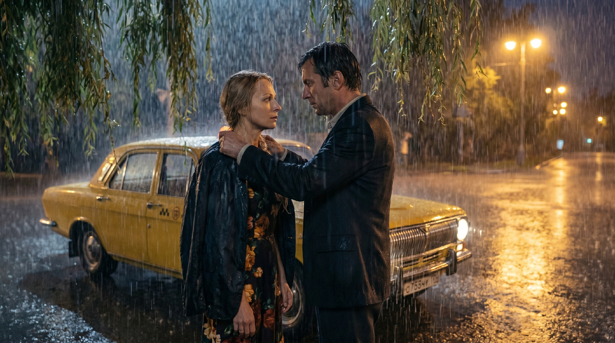 Он шагнул навстречу. Снял с себя промокший пиджак и бережно, словно самую большую драгоценность в мире, накинул на её дрожащие плечи.