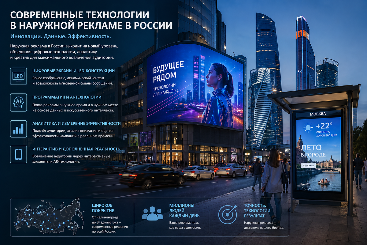 Как в наружной рекламе отличить новые технологии от обмана?