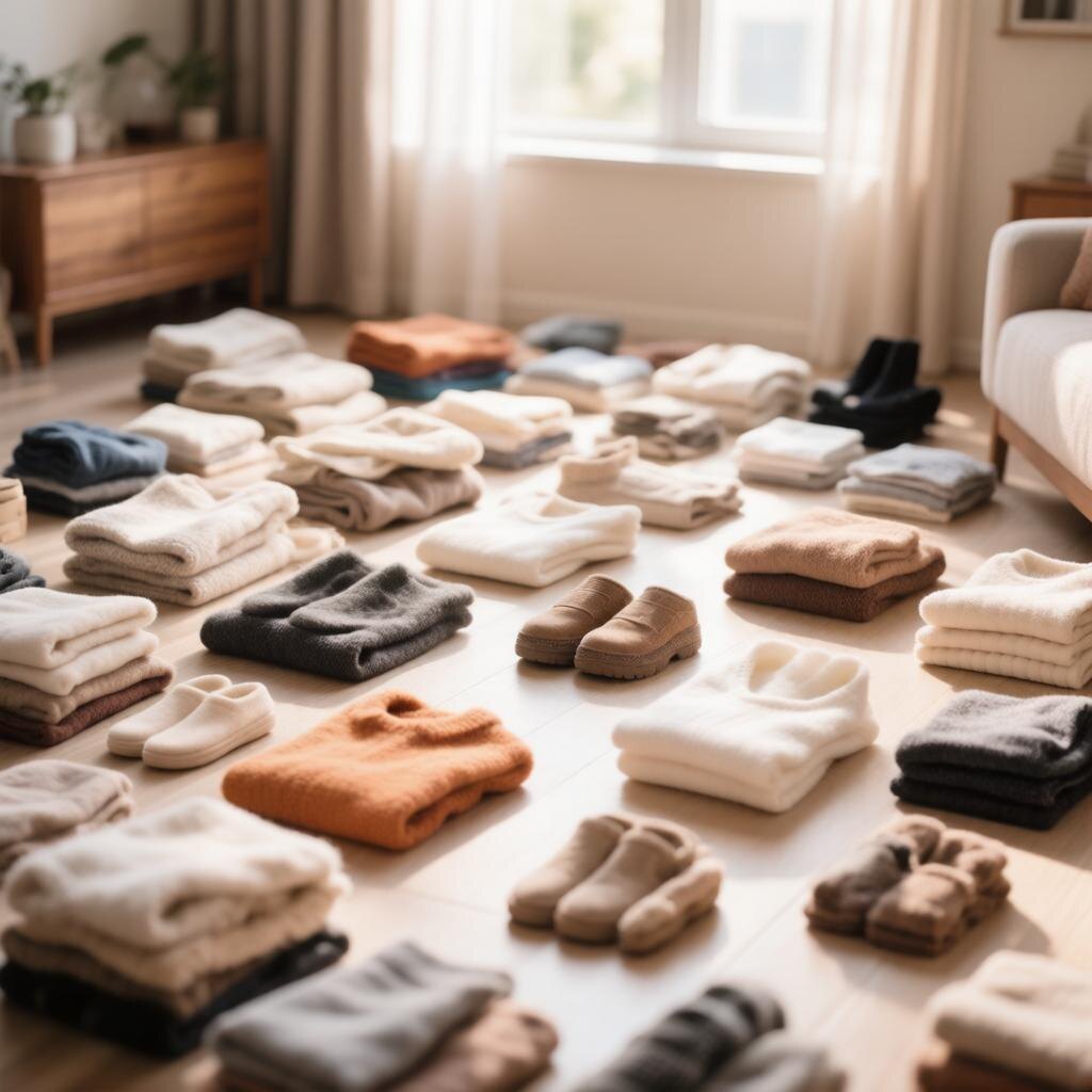 Тот самый момент: разложил всё по категориям на полу и понял, что дублей — куча.