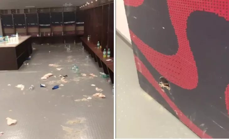 Фото: © Football24.RU / Та самая раздевалка после ФК «Краснодар»