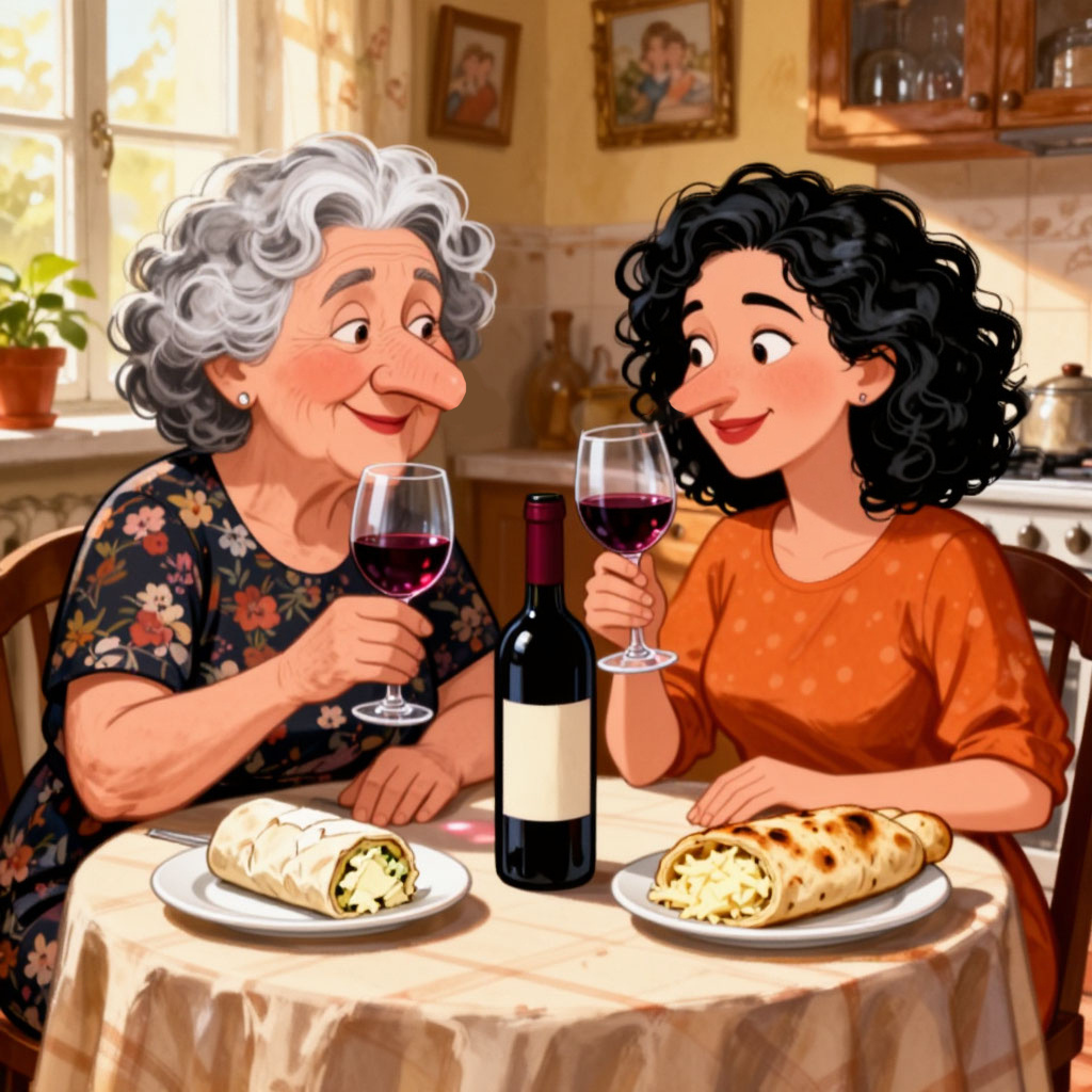 Иллюстрация ИИ - закуска получилась отличная)