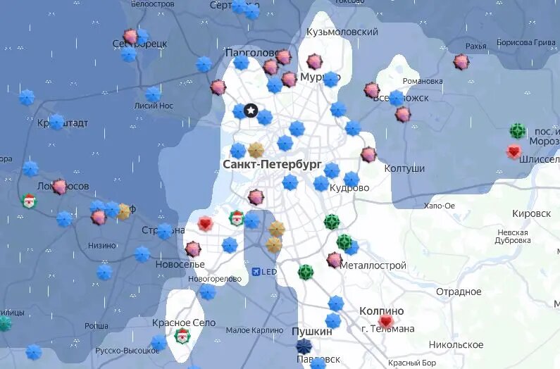    Фото: скрин сервиса Яндекс Погода