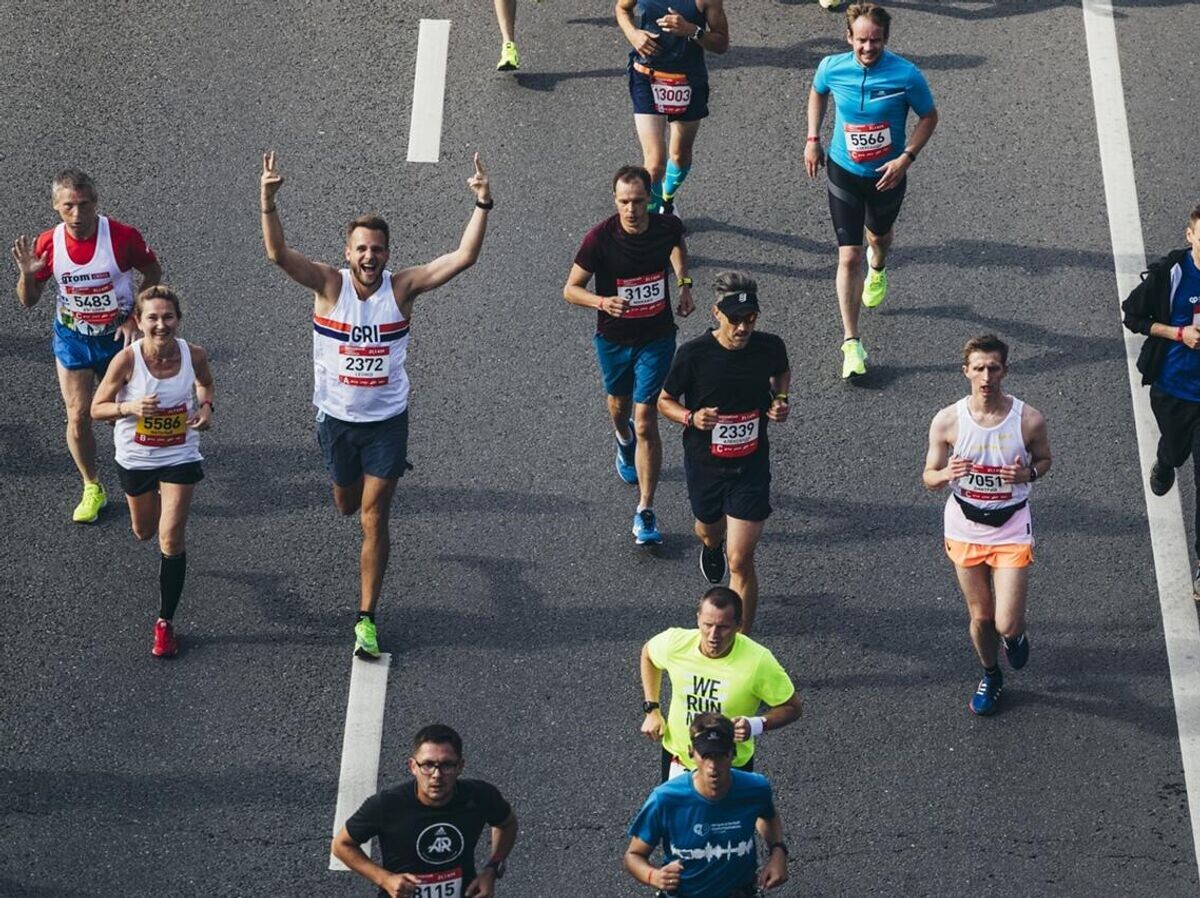    Участники Московского полумарафона | © Фото : Пресс-служба Московского полумарафона
