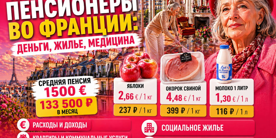 Как живут пенсионеры во Франции: деньги, жилье, медицина