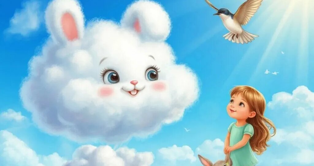 Сказка для малышей 4 лет Облачко которое хотело быть как все