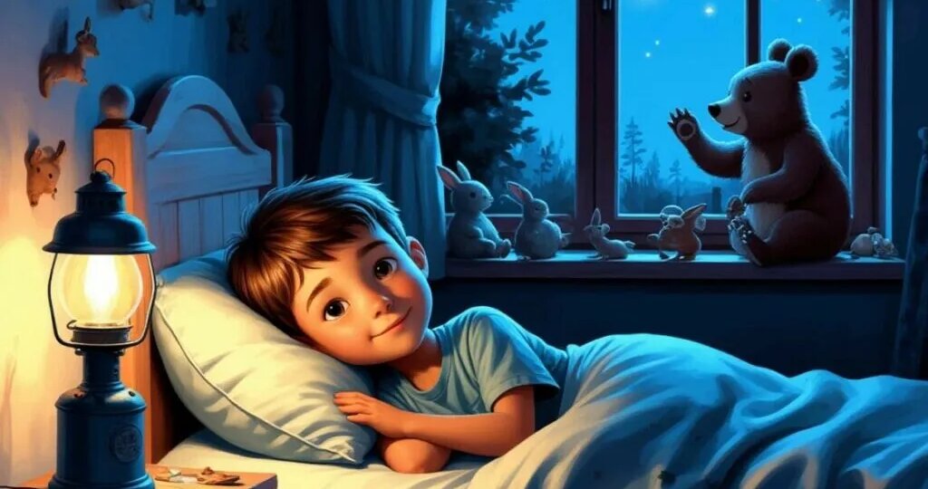 Сказка на ночь для детей 5 лет Волшебный фонарик