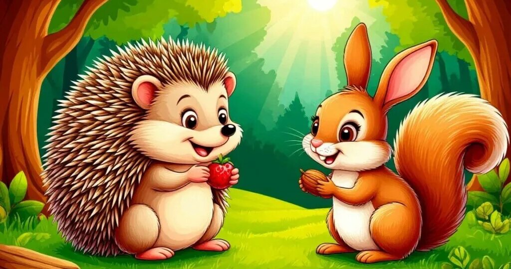 Сказка Как ёжик научился дружить Читать для детей 6 лет