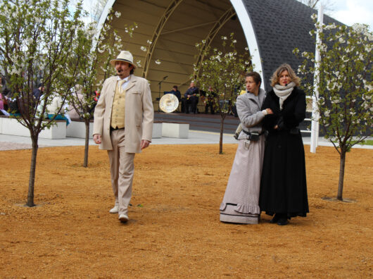 В Таганроге открыли Гимназический сад за 123,8 млн рублей