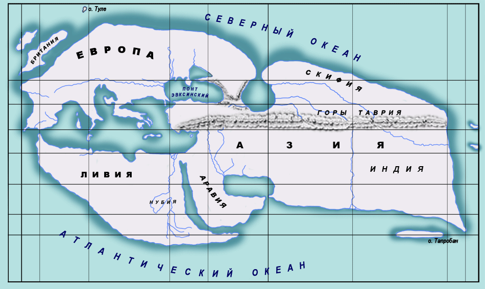 Карта Эратосфена