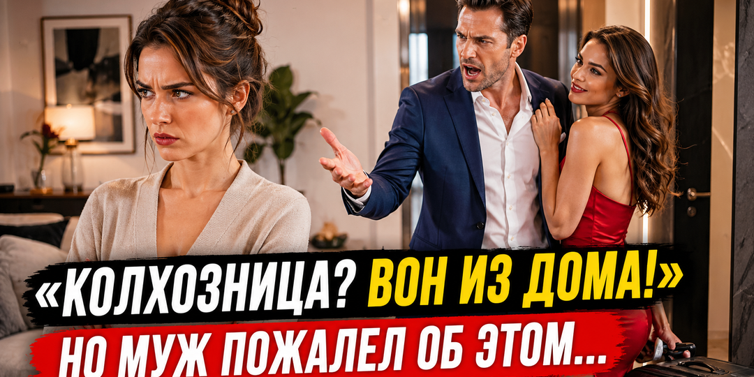 «— Моя колхозница наконец-то выметается! — сказал муж любовнице… Но утром он сам стоял у её двери с чемоданом»