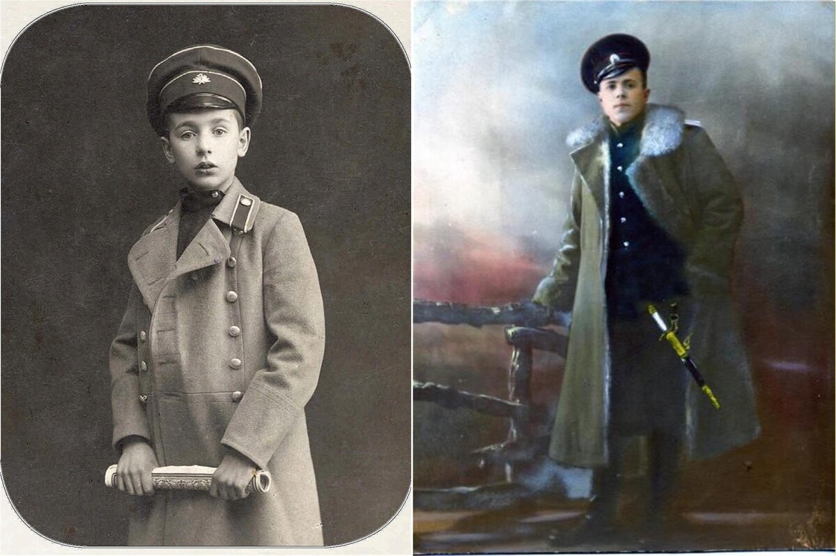 Гимназист Виктор Будылин, наследник купеческой династии .  1902 г.   Источник:    https://humus.livejournal.com/7507663.html     Портрет гимназиста 1910-е годы.  Источники: Мультимедиа арт музей, Mосква, https://russiainphoto.ru/photos/14808/ 