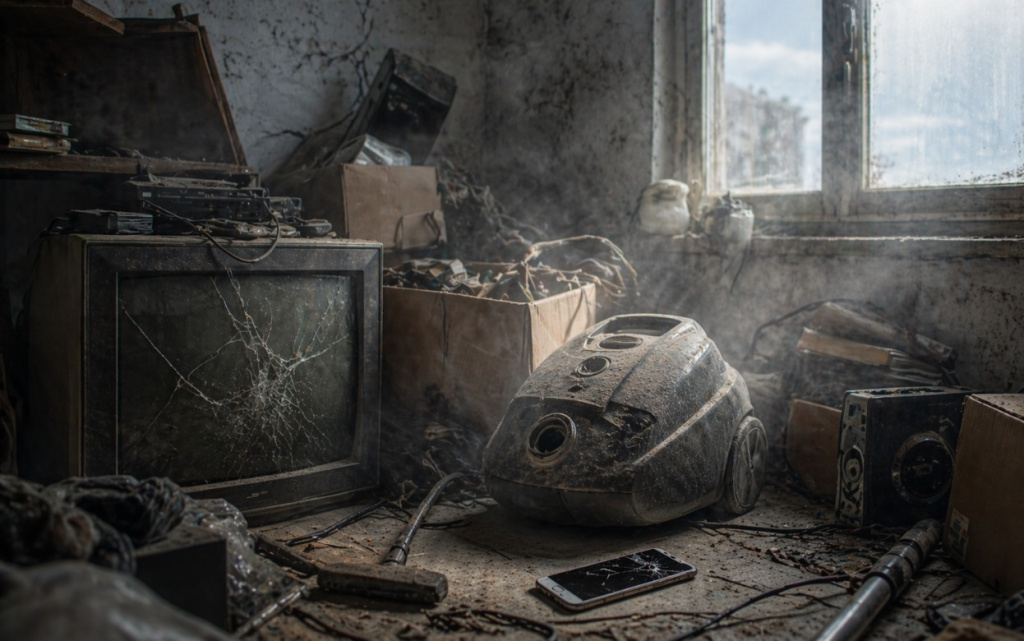  Сломанные вещи создают ощущение незавершенности и перегружают мозг фоновыми задачами. Фото: Chat GPT