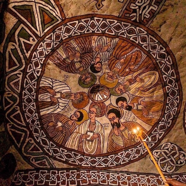 Фрески внутри церкви