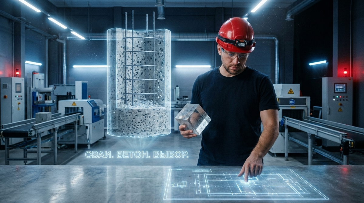    Так выглядит ответственный момент заливки бетона в готовую скважину буронабивной сваи. От качества зависит многое! runabet