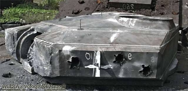 Проверка башни Т-90А бронебойными оперенными подкалиберными снарядами