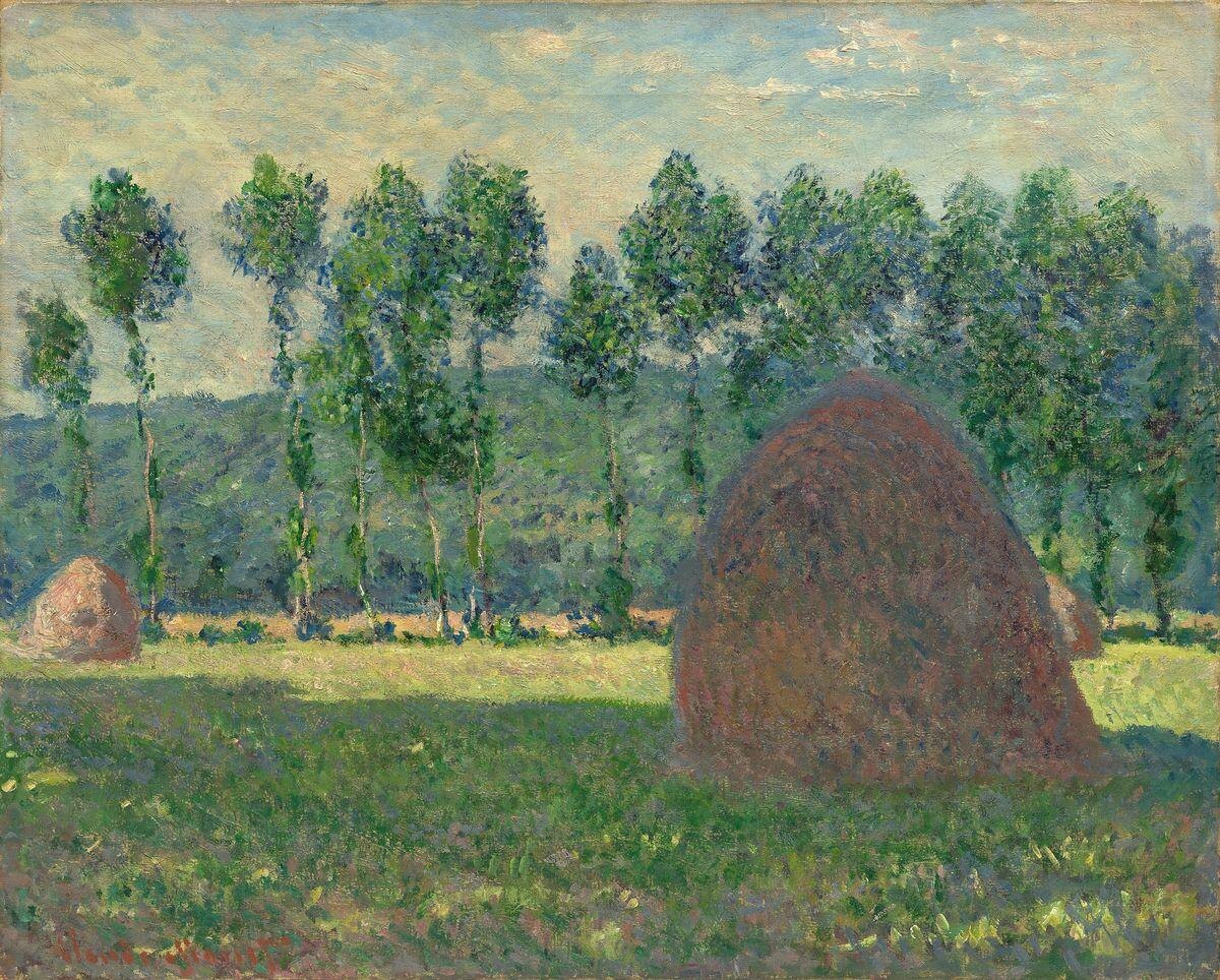 Клод Моне. «Стог сена в Живерни». Около 1884—1889 гг. Пушкинский музей