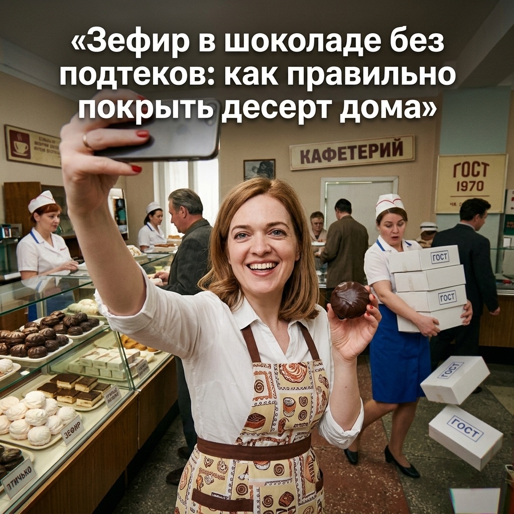    Секреты идеального шоколадного покрытия для домашнего зефира без лишних капель. admin