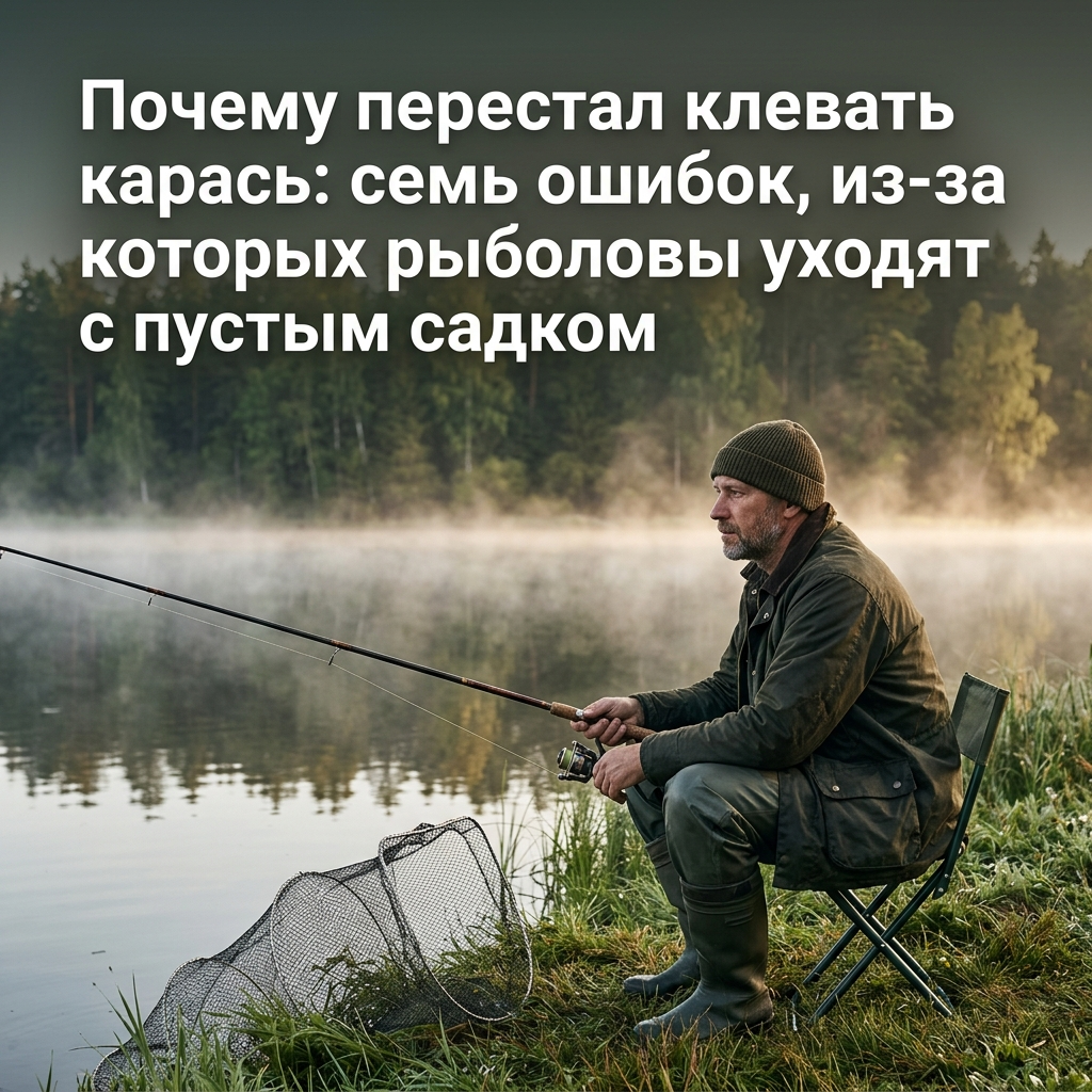 Почему перестал клевать карась