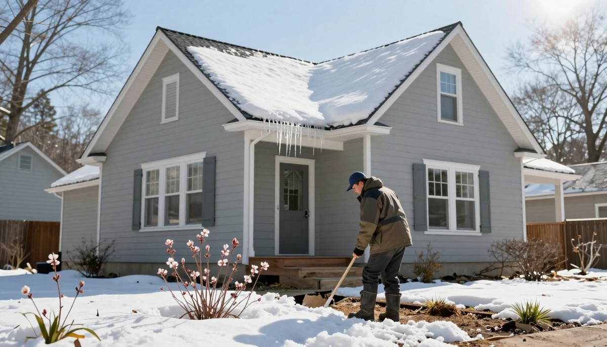 Проверка частного дома после зимы, проверка участка после зимы