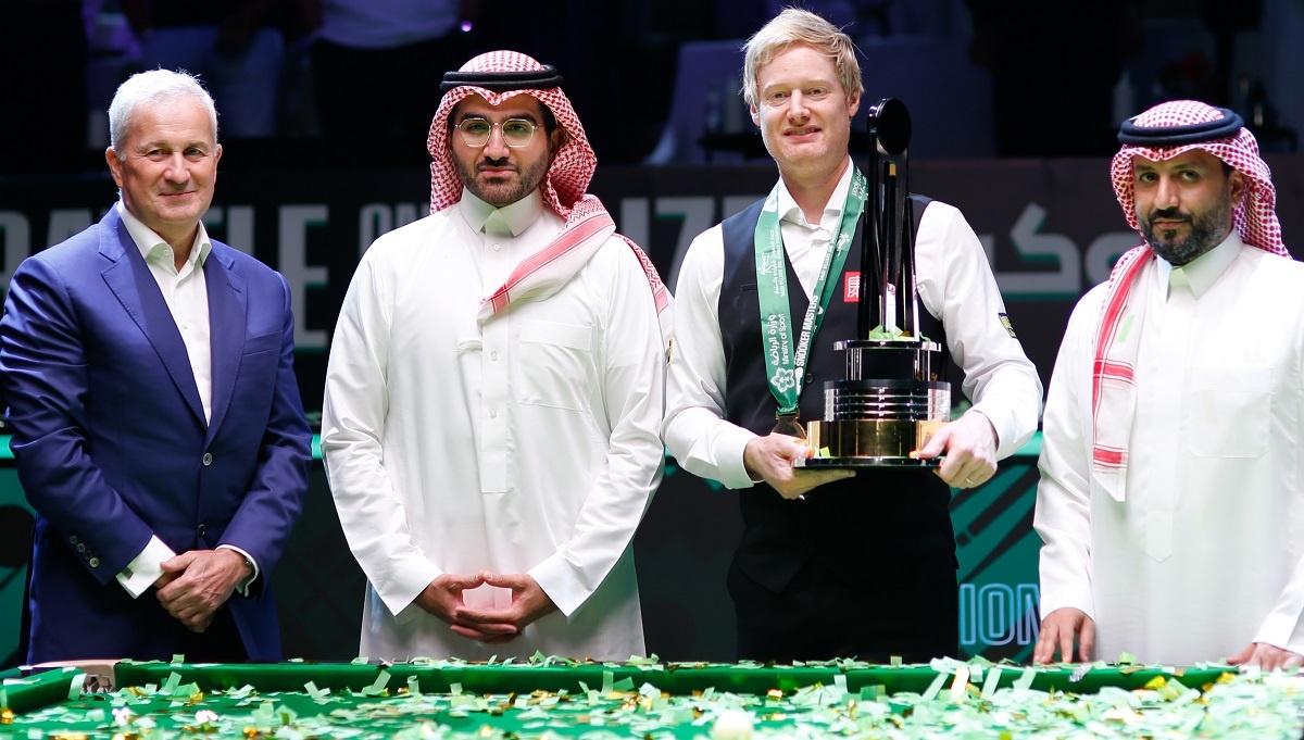 Нил Робертсон выиграл Saudi Arabia Snooker Masters-2026. Фото: WST