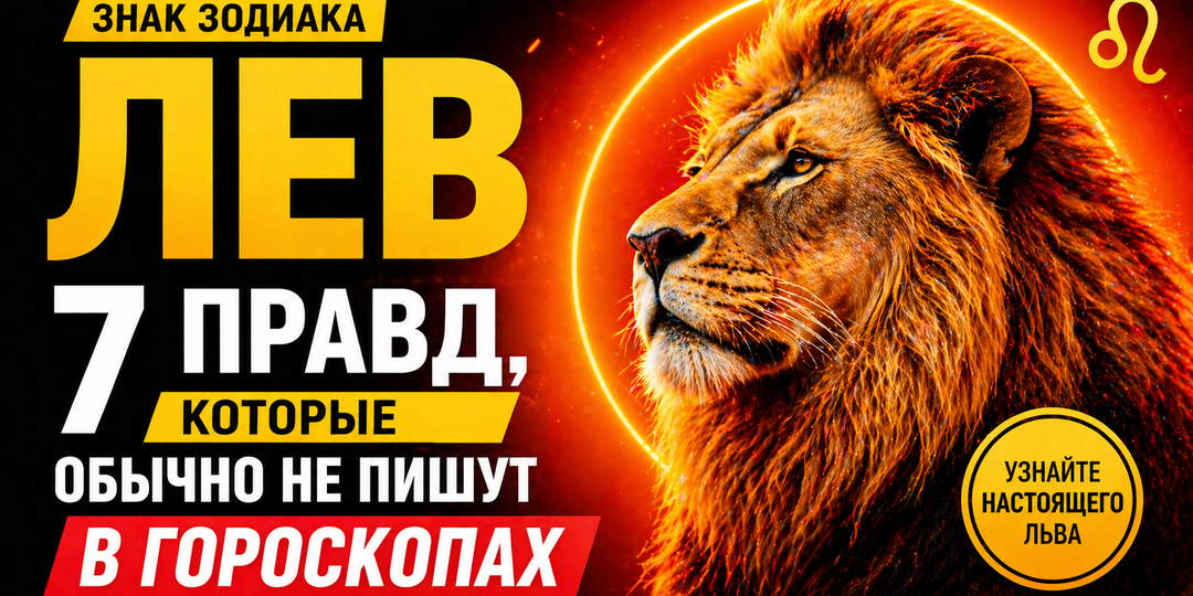 Знак зодиака Лев: 7 правд, которые обычно не пишут в гороскопах