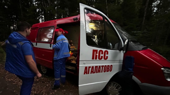 В Ленобласти спасатели нашли и вынесли из лесу мужчину с переломом ноги