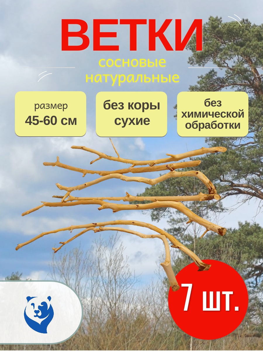 Сосновые ветки без коры: природная красота в вашем доме